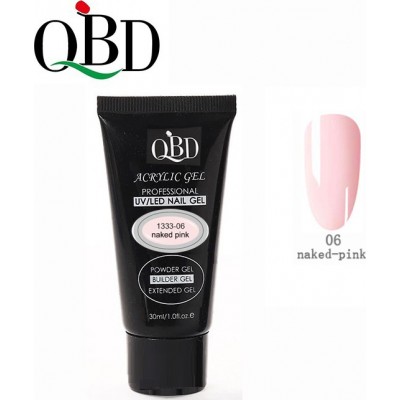 QBD Acrylic gel -Naked Pink 30ml 