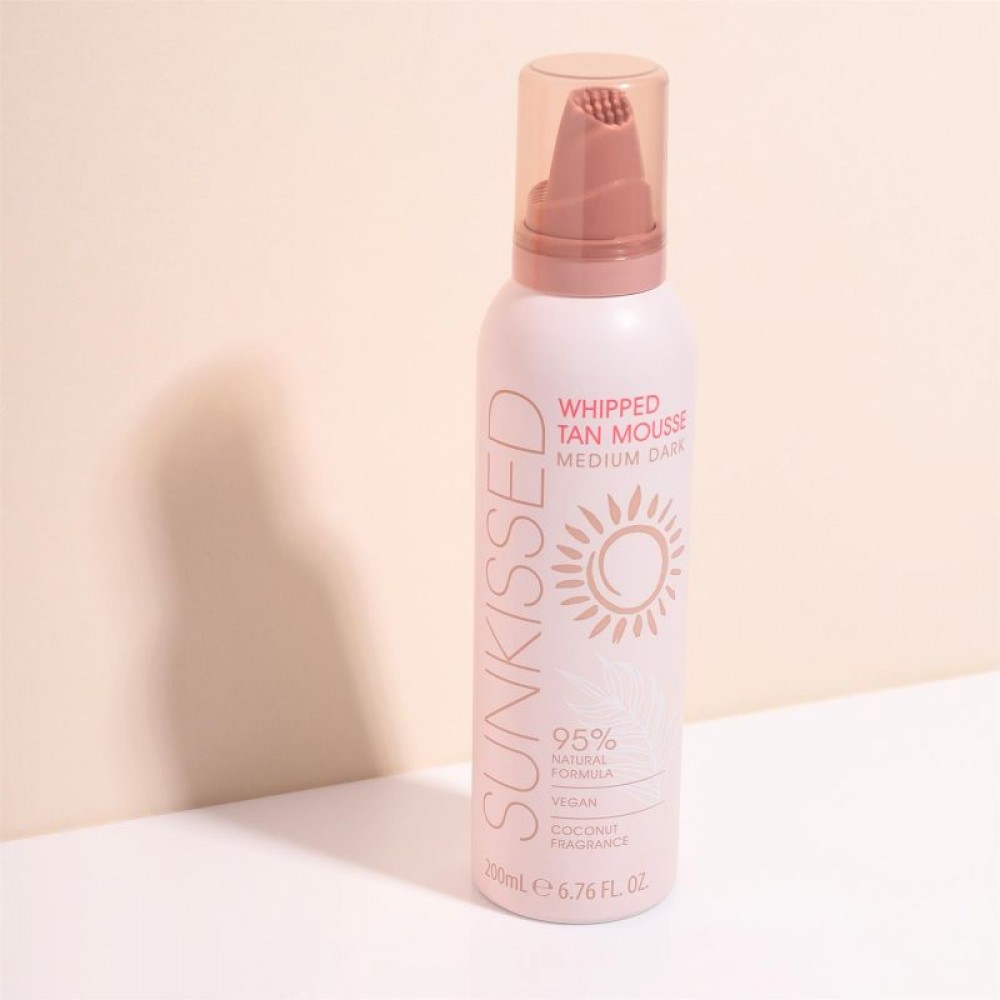 Sunkissed Whipped Self Tan Mousse Medium-Dark 95% Natural Formulation 200ml BODY CARE